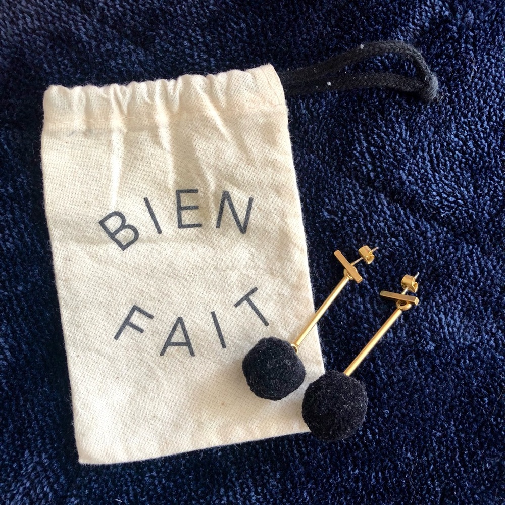 Madewell Pom-Pom Drop Earrings
